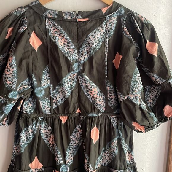 Ulla Johnson Nora Dress in Quilted Army - Picture 10 of 16